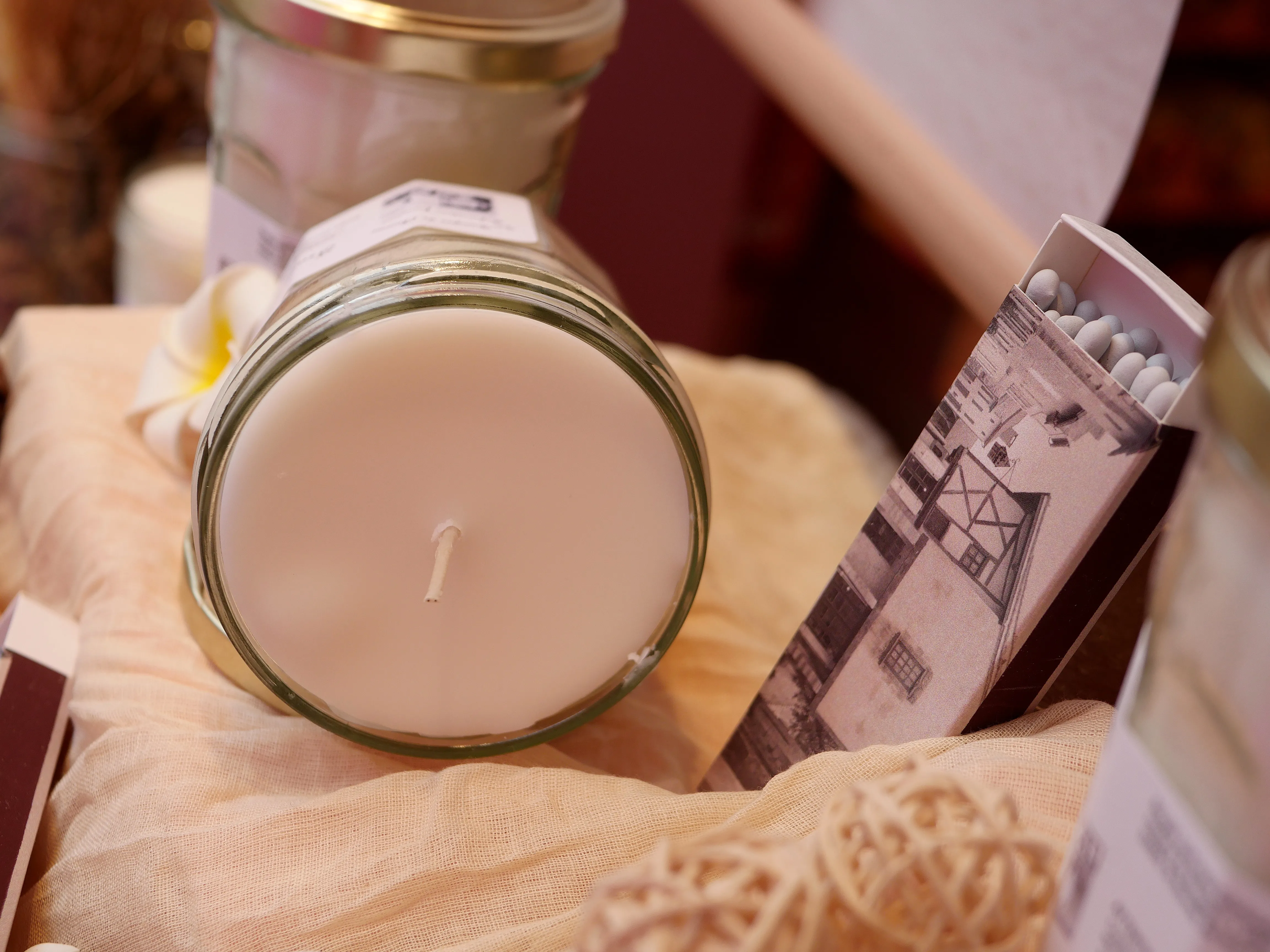 Bougies artisanales fabriquées en France