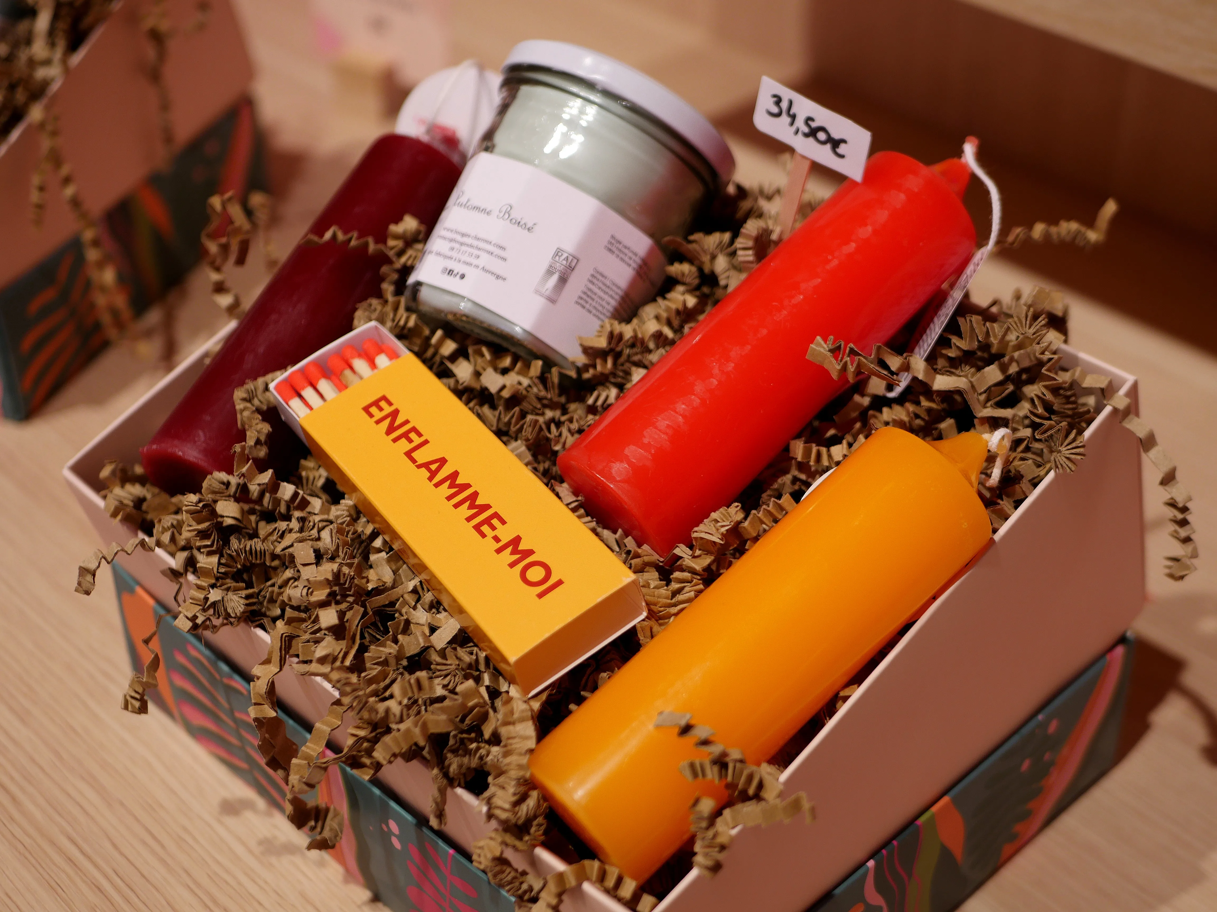 Bougies artisanales fabriquées en France